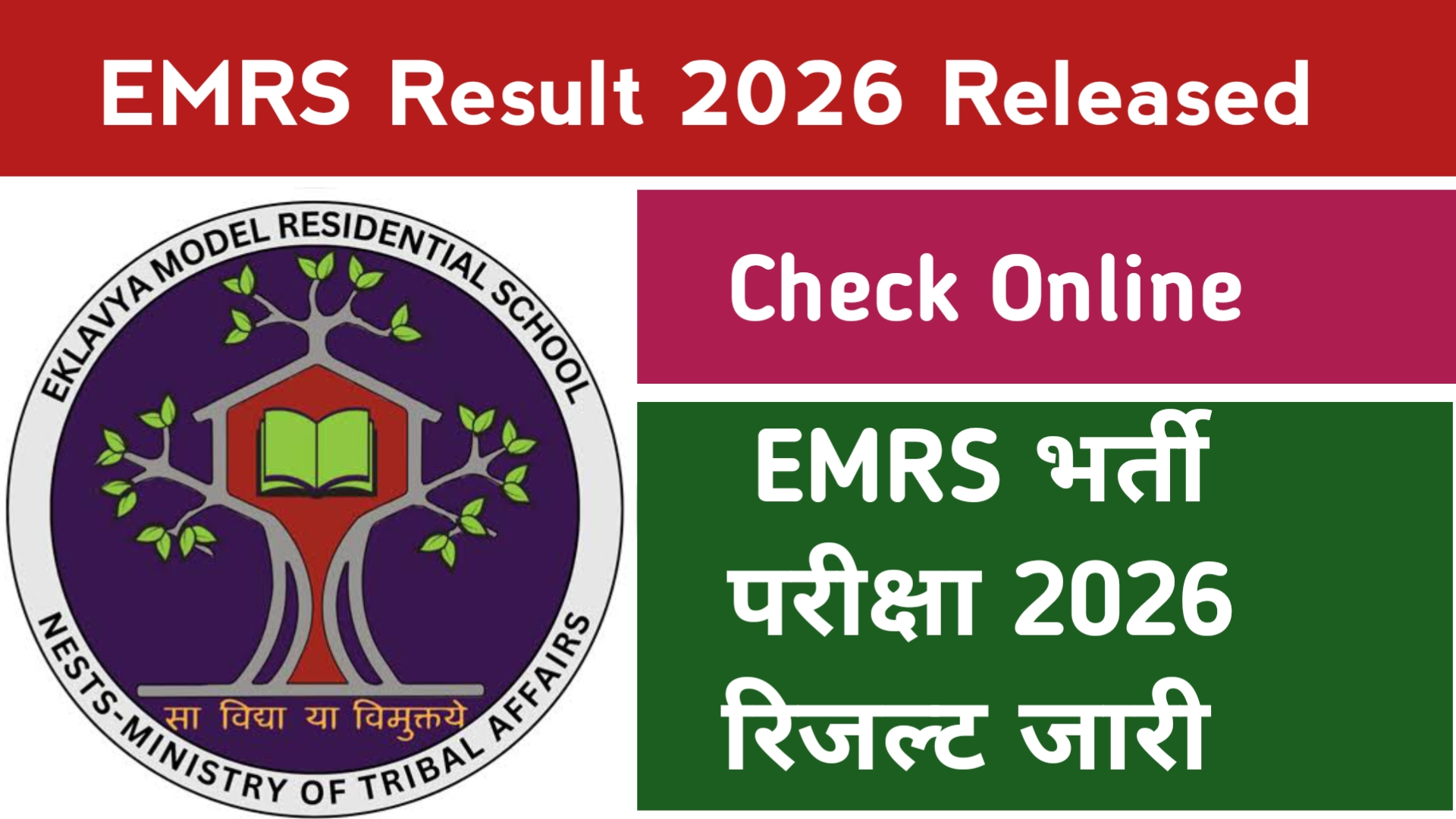 EMRS Result 2026